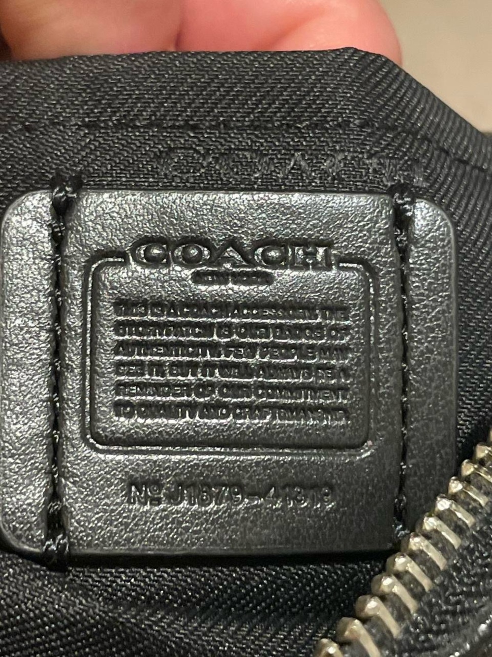 NWT Coach Signature Jacquard with Monogram - Picture 6 of 8